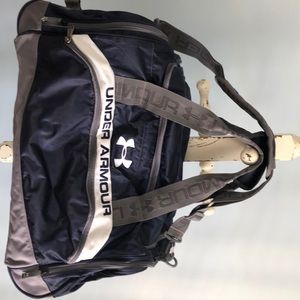 Under Armour Gym Bag Navy and Gray
